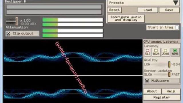 Perfect Declipper demo Ending the loudness war