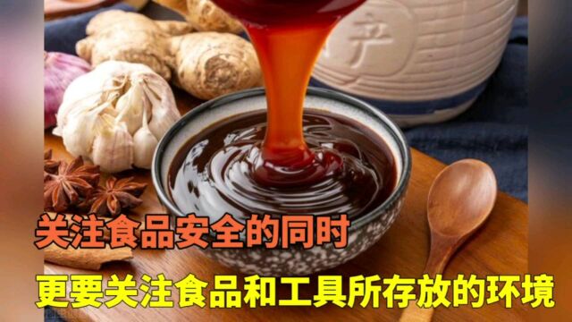 关注食品安全的同时,更要关注食品和工具所存放的环境