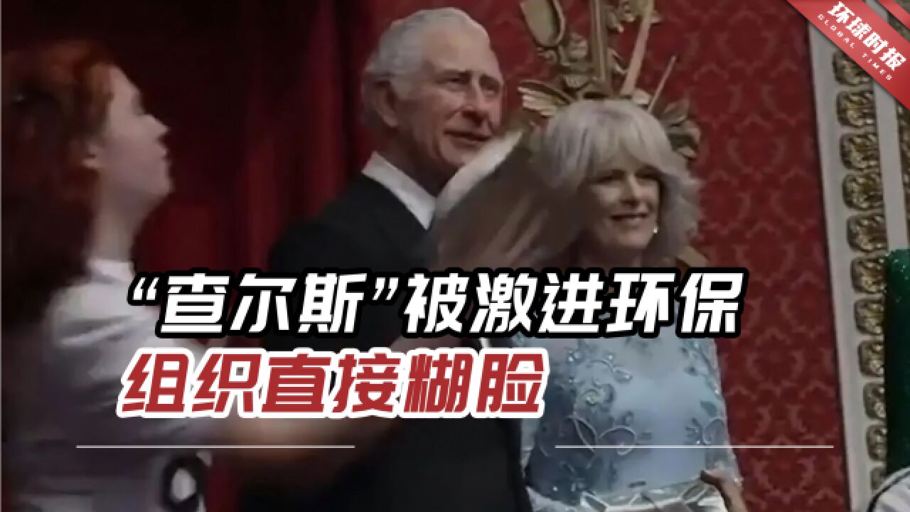 英国最近不太平, “查尔斯”被激进环保组织直接糊脸