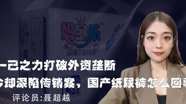 以一己之力打破外资垄断,如今却深陷传销案,国产纸尿裤怎么回事