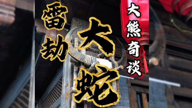 大熊奇谈东北大蛇奇闻水缸囚困大蛇惹祸大熊三叔抓大蛇