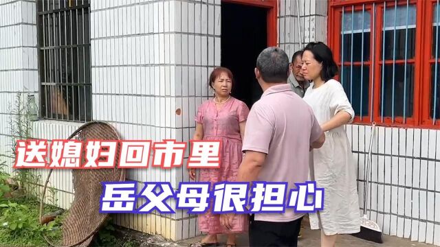 王胖送媳妇回市里,妈妈还在生闷气,岳父母担心今天日子不好过