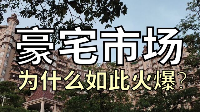 豪宅市场为什么如此火爆?告诉你背后的原因