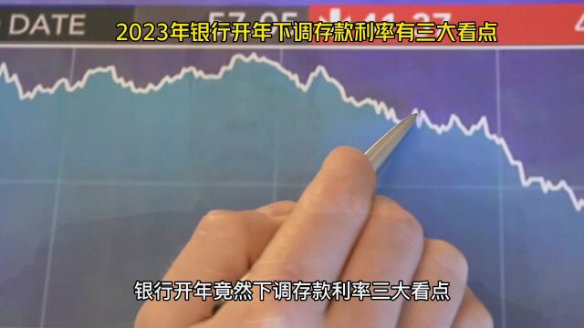 2023年银行开年下调存款利率有三大看点