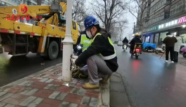 让市民回家路上亮亮堂堂 石家庄市城管局城市照明管护中心开展城市照明维护维修