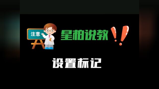 Pr教学6:设置标记