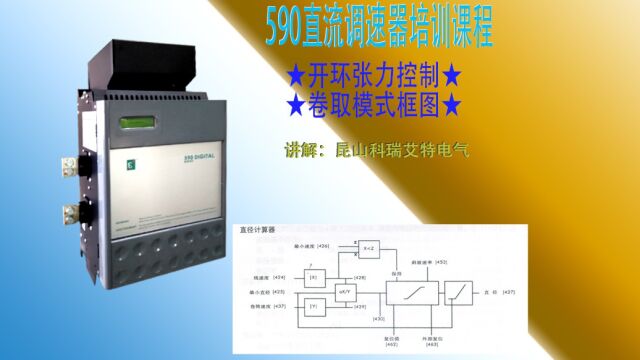 欧陆590调速器开环张力卷取功能