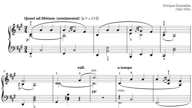 格拉纳多斯  诗意圆舞曲(Vals po㩴ico 英皇6级)演奏教程小样 by Graham Fitch