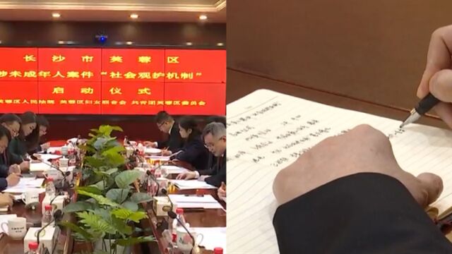 长沙法院引入社会观护机制,法院妇联团委联动,共护未成年人权益