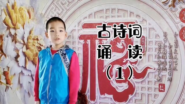 爱上古诗词,小学必背古诗诵读(1)