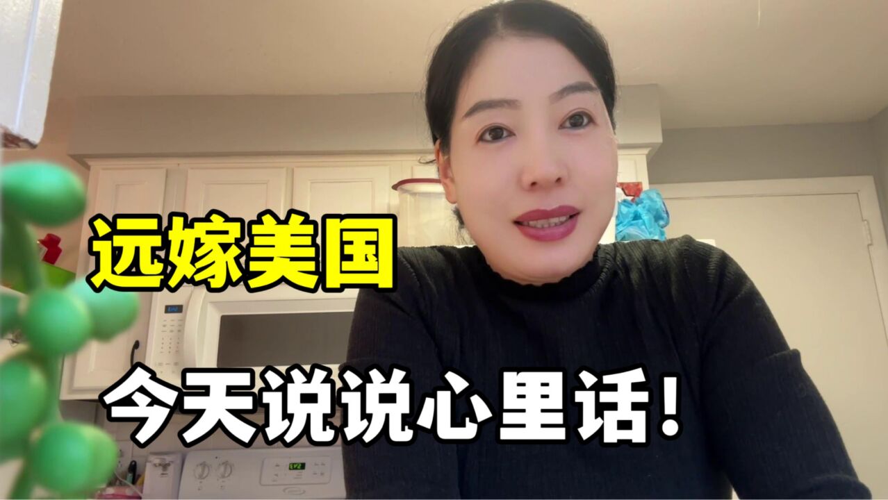 河南姑娘在美国:都说外嫁女成了保姆,安娴说出实情,网友:在理