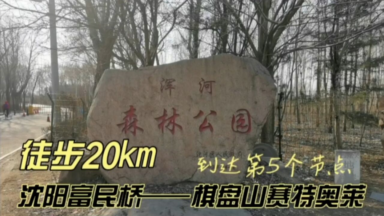 徒步20㎞,到达第5个节点,沈阳富民桥——棋盘山赛特奥莱|生活+