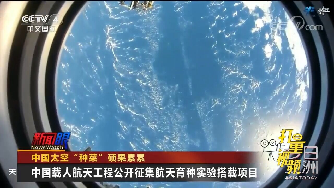 中国载人航天工程公开征集航天育种实验搭载项目