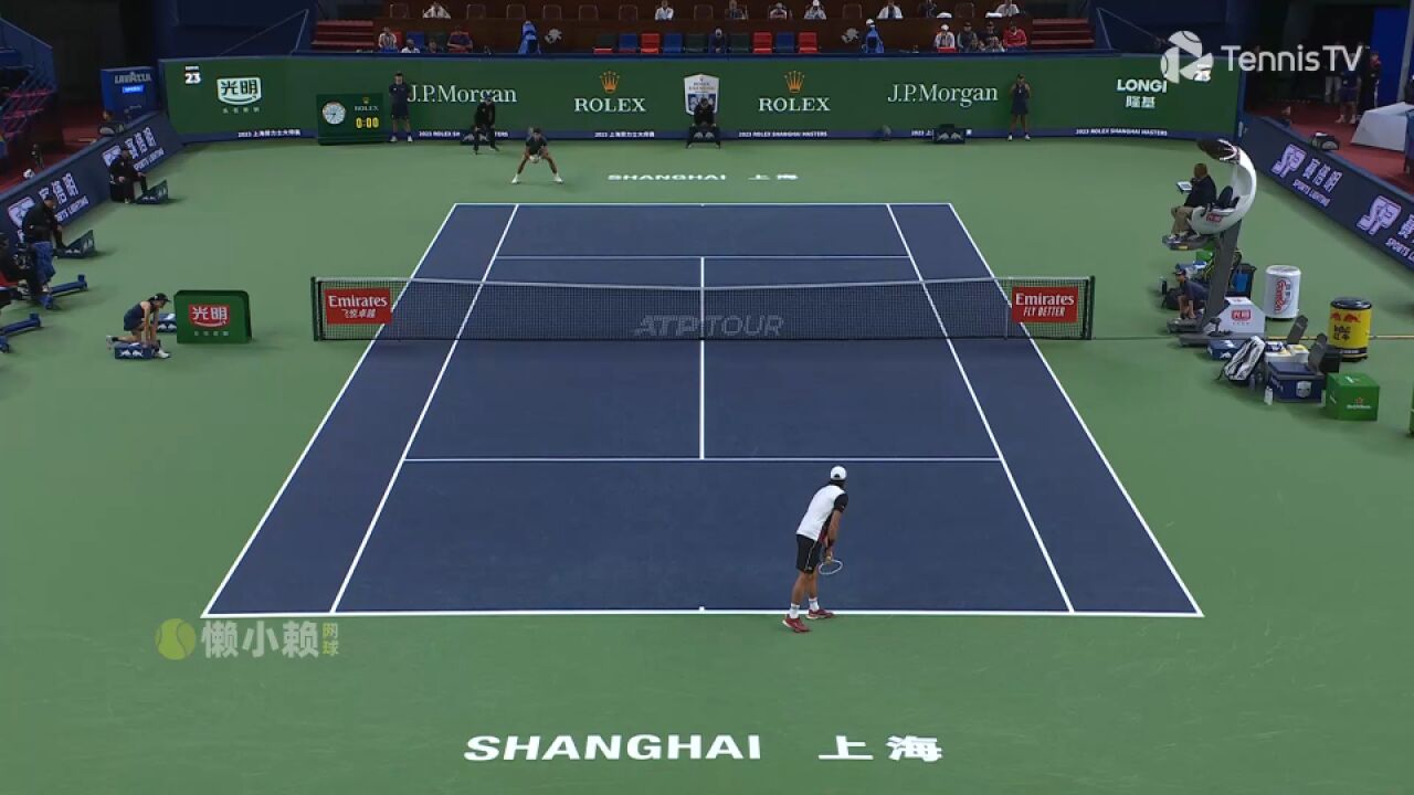 2023ATP上海大师赛R2 阿尔卡拉斯vs巴雷尔