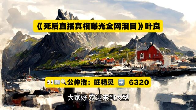 《死后直播真相曝光全网泪目》叶良全文TXT阅读◇无删减