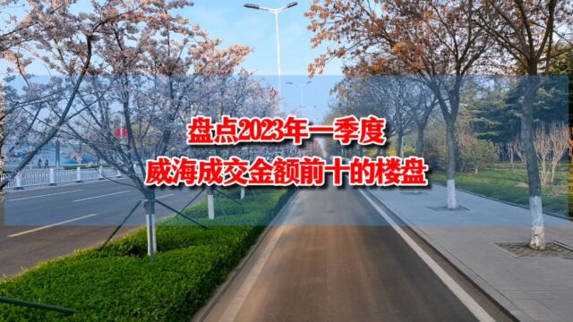 震惊了.威海第一季度新楼盘成交金额前十改善的占百分之八十