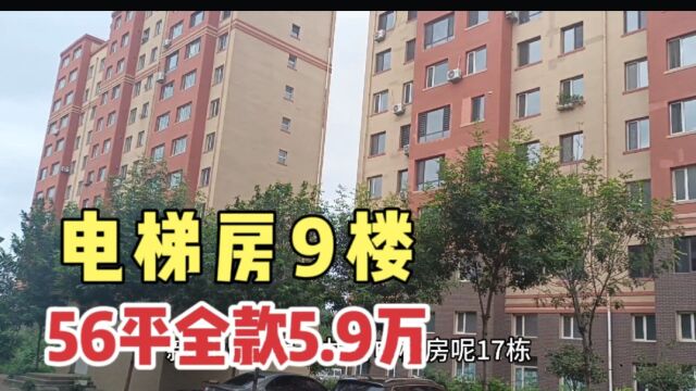 电梯房56平全款5.9万元,这里是辽宁省阜新市,养老最佳城市