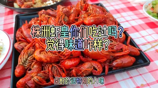 株洲虾皇你们吃过吗?觉得味道咋样?