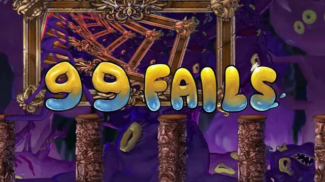 99 Fails is a whacky 2D precision p