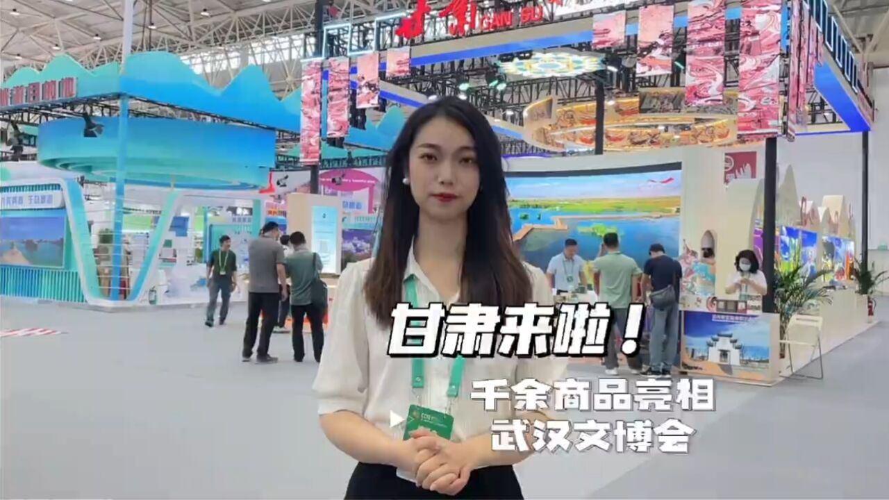 现场报道|甘肃亮相第二届中国(武汉)文化旅游博览会