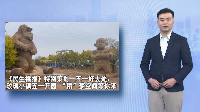 《民生播报》特别策划—五一好去处:玫瑰小镇五一开园 “稻”梦空间等你来