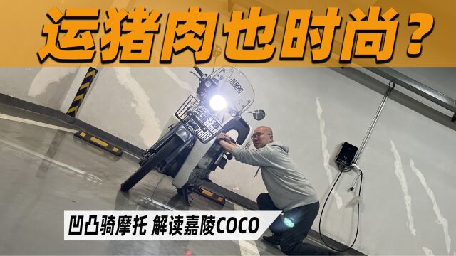 复古时尚和运猪肉都行 解读嘉陵COCO摩托车