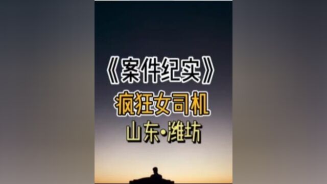 山东疯狂女司机1