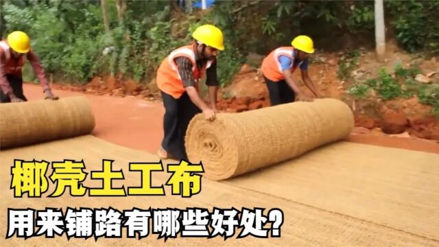 难以置信的修路技术,印度竟使用椰壳来修路,是如何建设的?