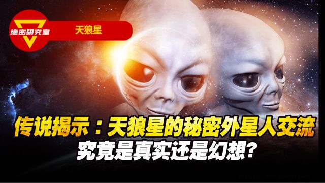 古老传说揭示:天狼星的秘密外星人交流,究竟是真实还是幻想?