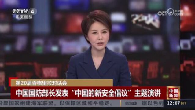 中国国防部长最新发声!