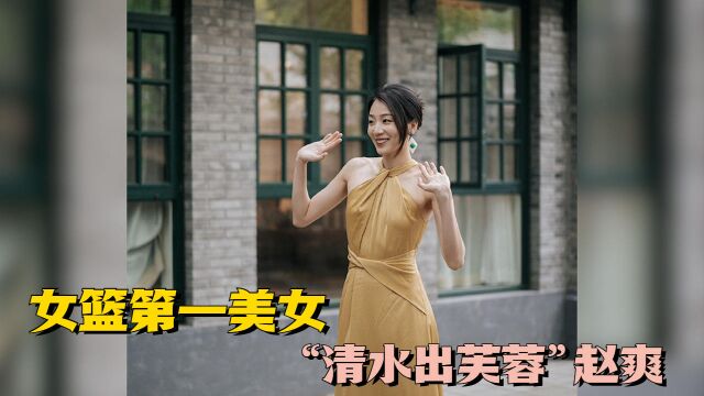 女篮第一美女,“清水出芙蓉”赵爽