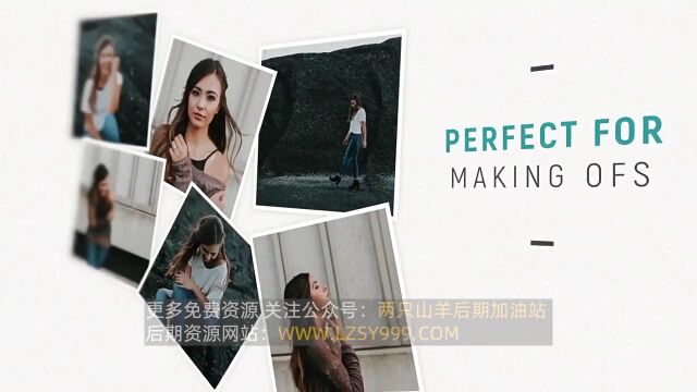  FCPX插件30种三维摄像机照片墙展示动画 LenoFXSplit Screen FX 3 