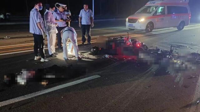 北京通州摩托车飙车致2人身亡? 北京交管局回应