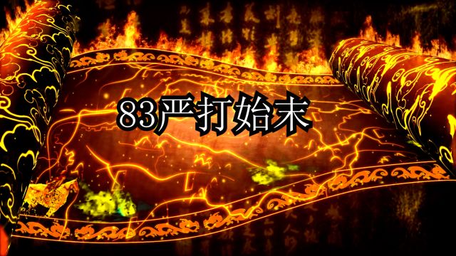 83严打始末 保护费收到了邓公头上