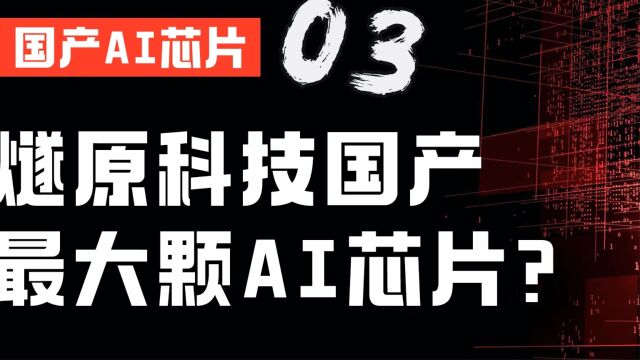 燧原科技搞AI芯片怎么样?邃思2.0芯片【AI芯片】国产厂商03