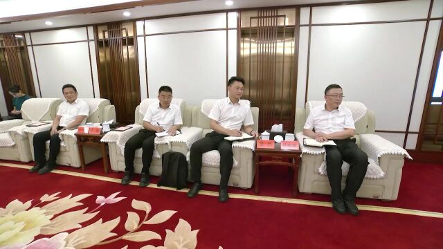 胡忠雄会见北京环卫集团党委副书记、总经理何亮一行