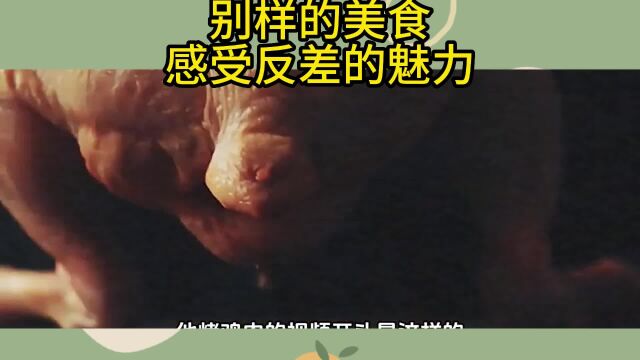 别样的美食,感受反差的魅力