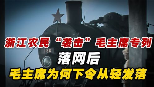 浙江农民“袭击”毛主席专列，落网后，毛主席为何下令从轻发落？