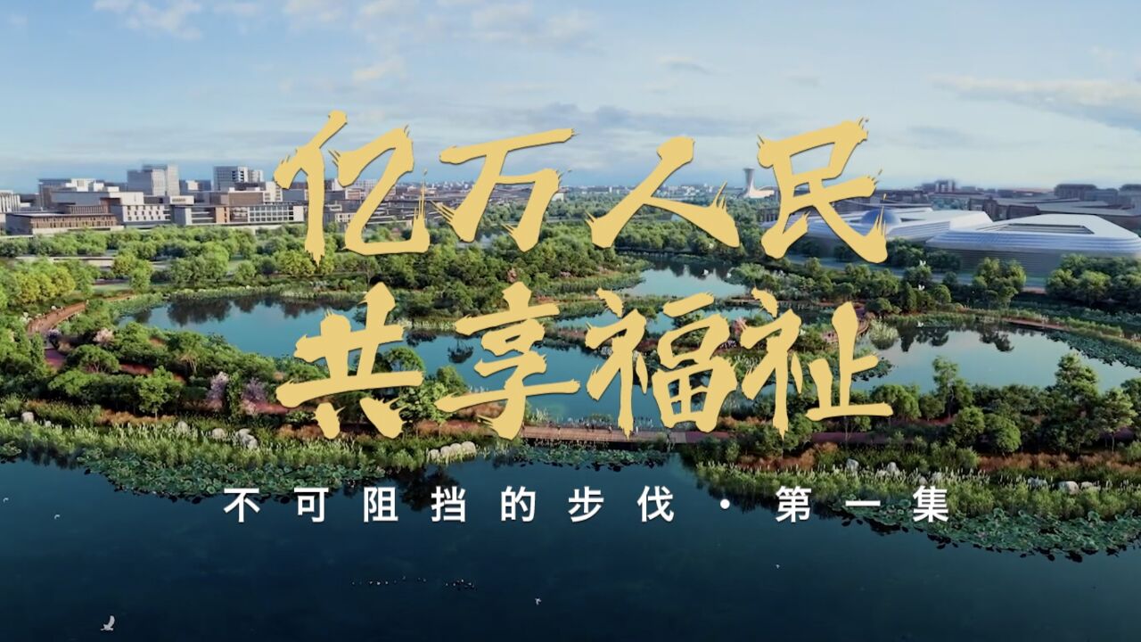 不可阻挡的步伐|亿万人民共享福祉