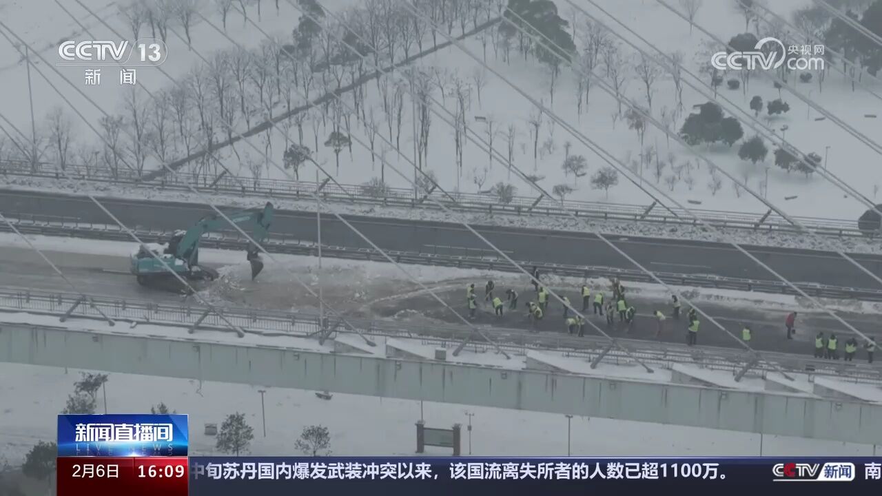 湖北荆州 二广高速荆州长江大桥由南向北单向通车