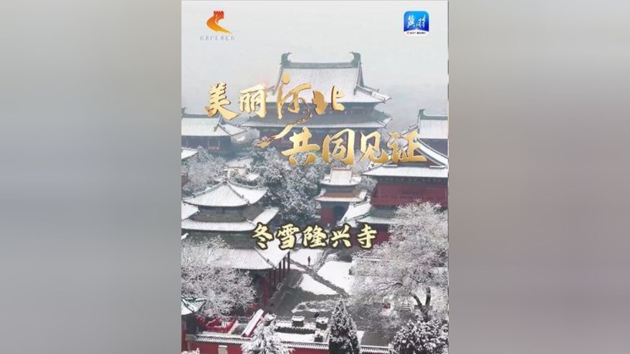 徐广《冬雪隆兴寺》