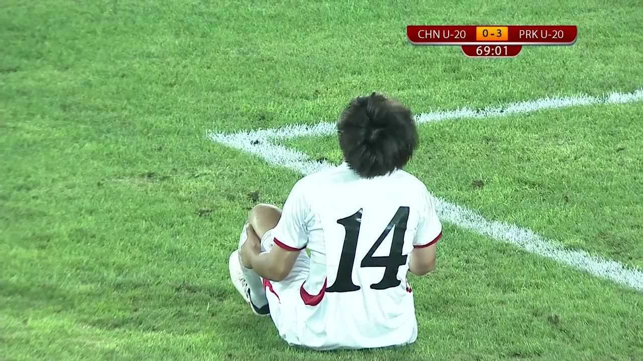 【原声】足球友谊赛:中国U20女足vs朝鲜U20女足 下半场