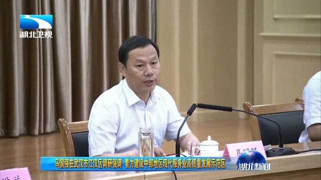 马国强在武汉市江汉区调研强调 着力建设中部地区现代服务业高质量发展示范区