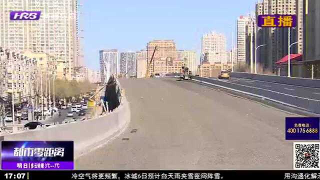 二环高架桥公滨路往南直路下桥匝道通车 早晚高峰再“提速”