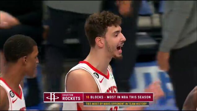 NBA常规赛：火箭vs独行侠英文原声全场回放