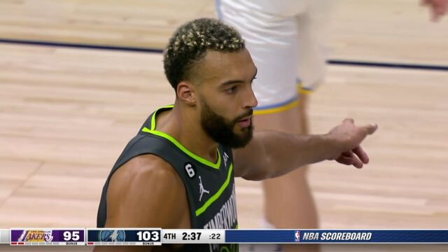 NBA常规赛：湖人vs森林狼 英文解说全场回放