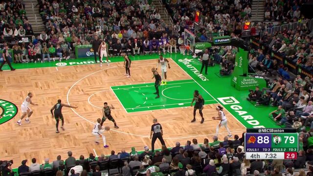 NBA常规赛：太阳vs凯尔特人第4节中文解说回放