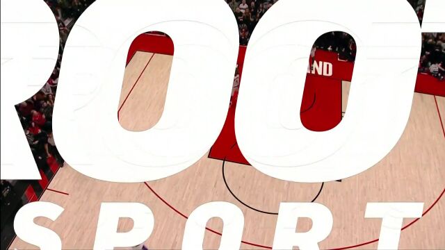 NBA常规赛：湖人vs开拓者第3节英文原声回放