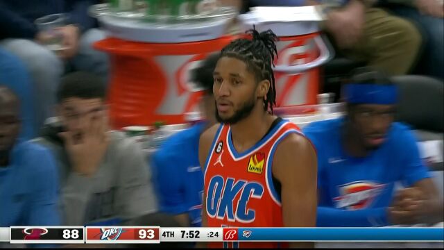 NBA常规赛：热火vs雷霆英文原声全场回放