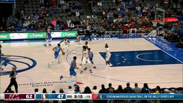 骑士vs独行侠第3节英文原声回放